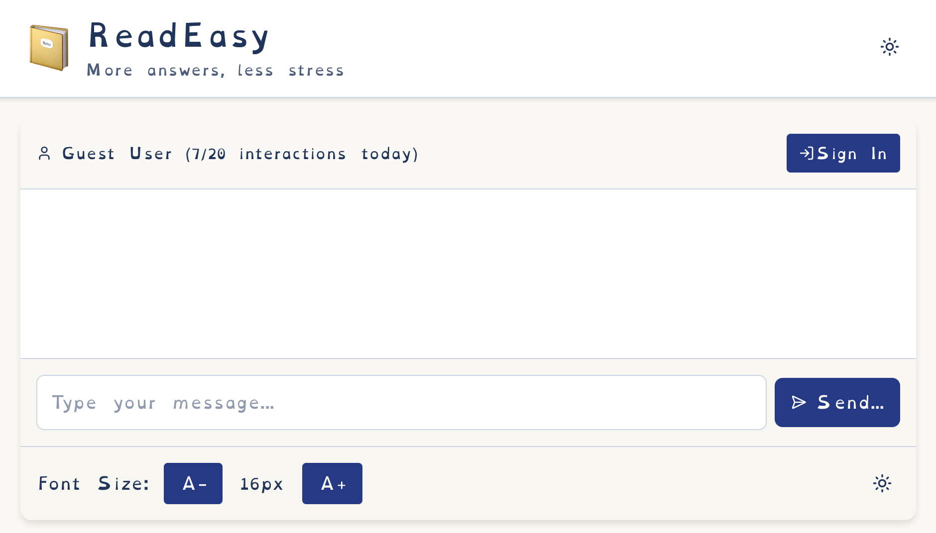 Read Easy | My First AI Agent